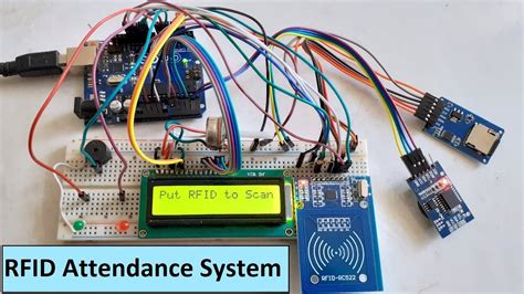 rfid rc522 based attendance system using arduino with data logger|arduino time attendance card reader.